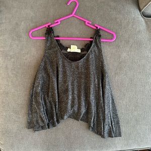 Urban Outfitters Size Small Gray and Lace Back Tank